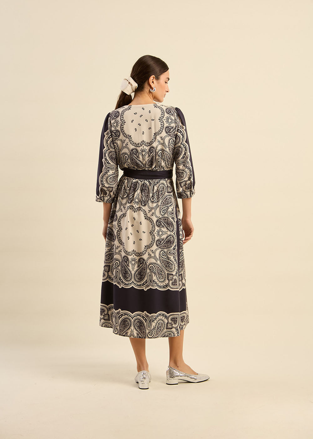 Robe Longue à motifs paisley