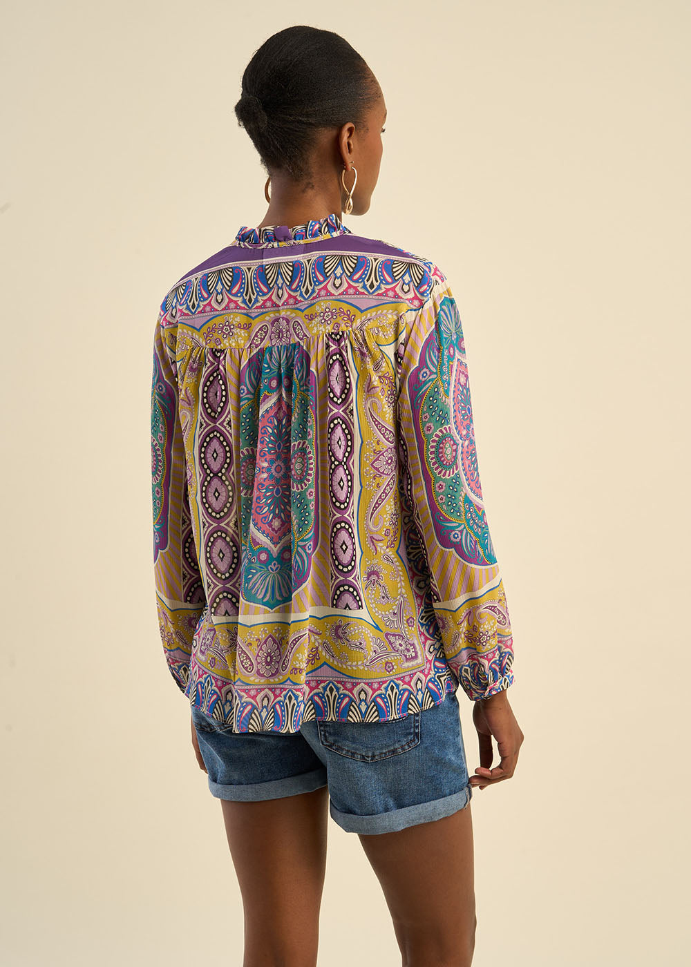 Blouse imprimé foulard