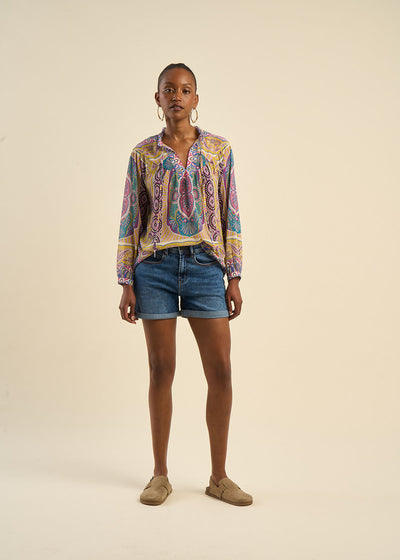 Blouse imprimé foulard