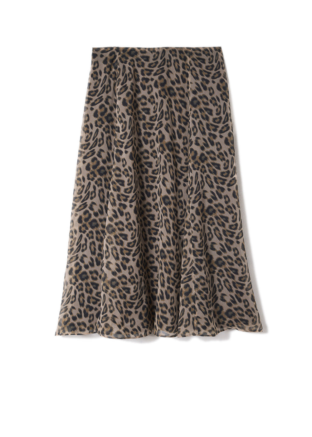 Jupe midi imprimé animalier