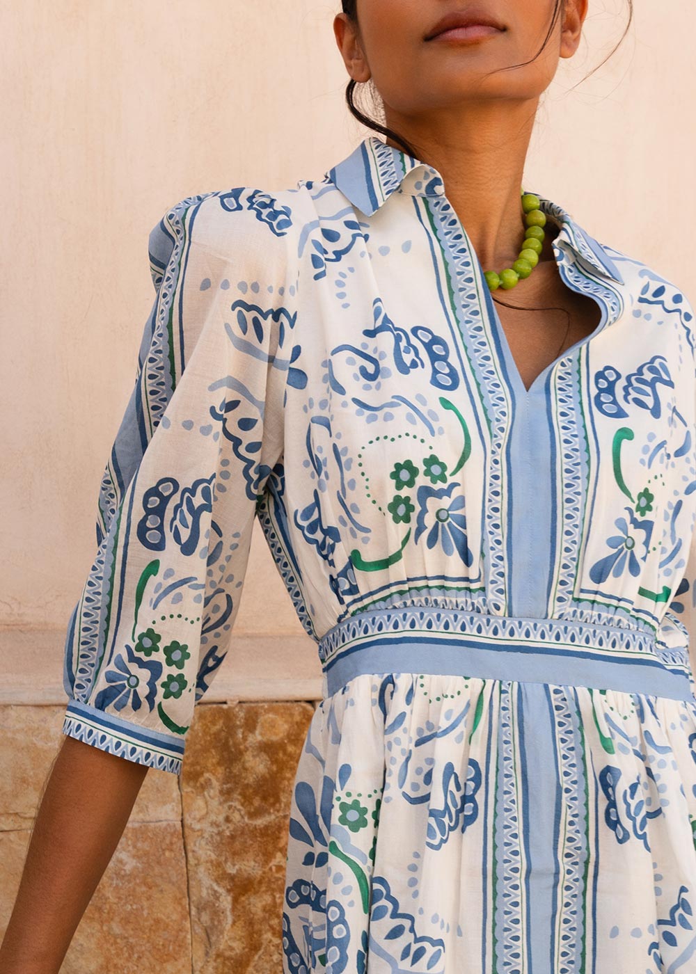 Robe courte imprimée