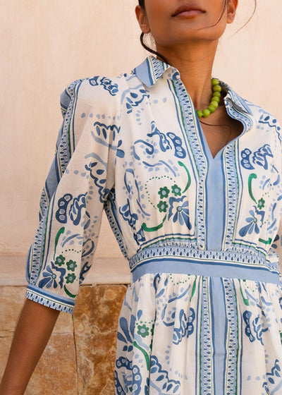 Robe courte imprimée