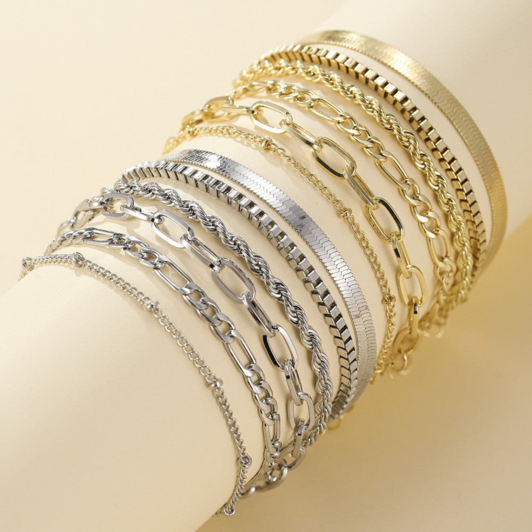 Ensemble de bracelets en or 16 carats