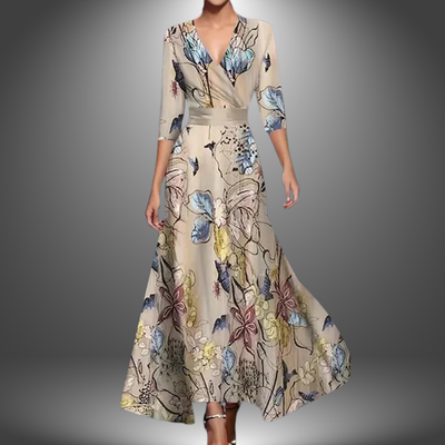 Ada | Robe Maxi Florale Élégante