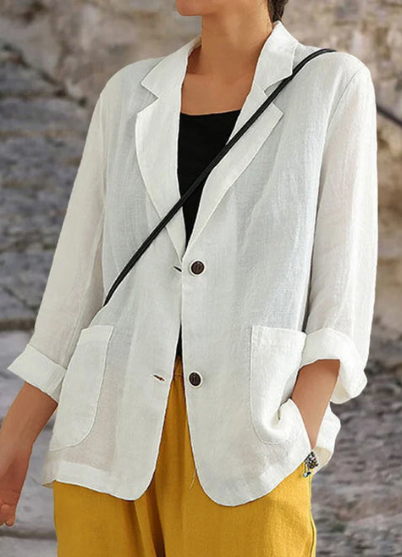 Shela | Blazer Décontracté Pour Femmes | Longue
