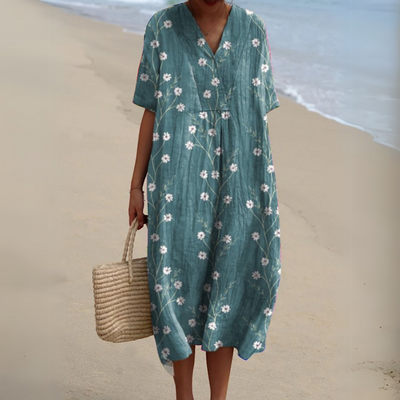 Sarah | Robe élégante avec imprimé floral