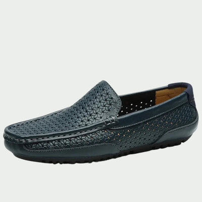Aubry | Mocassins en cuir tressé élégants