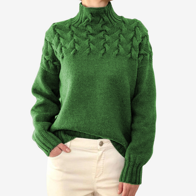 Alaïs™ Pull à Col Montant