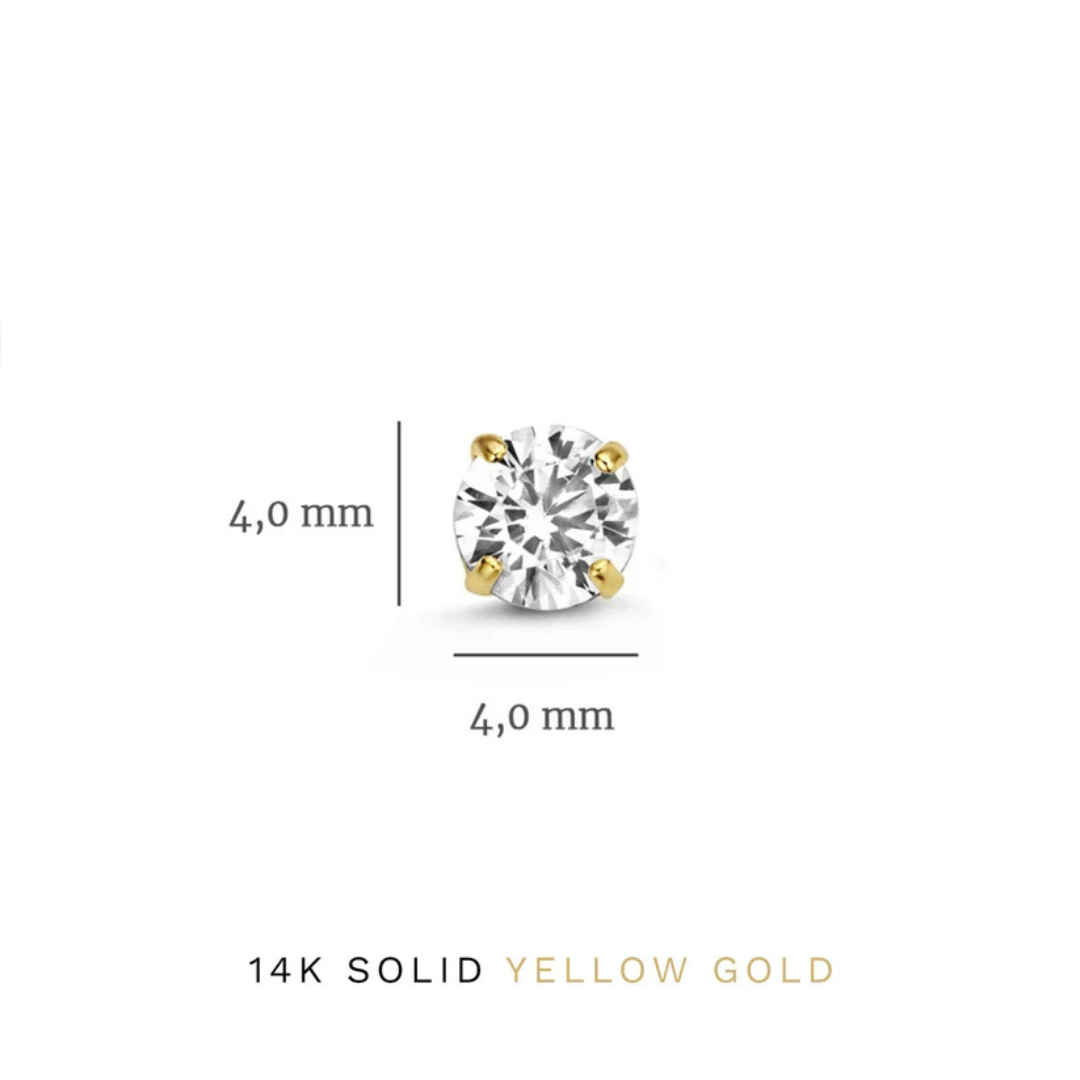 Olivia™ | Parure de boucles d’oreilles luxueuse avec effet Brillane et 14 carats dorée