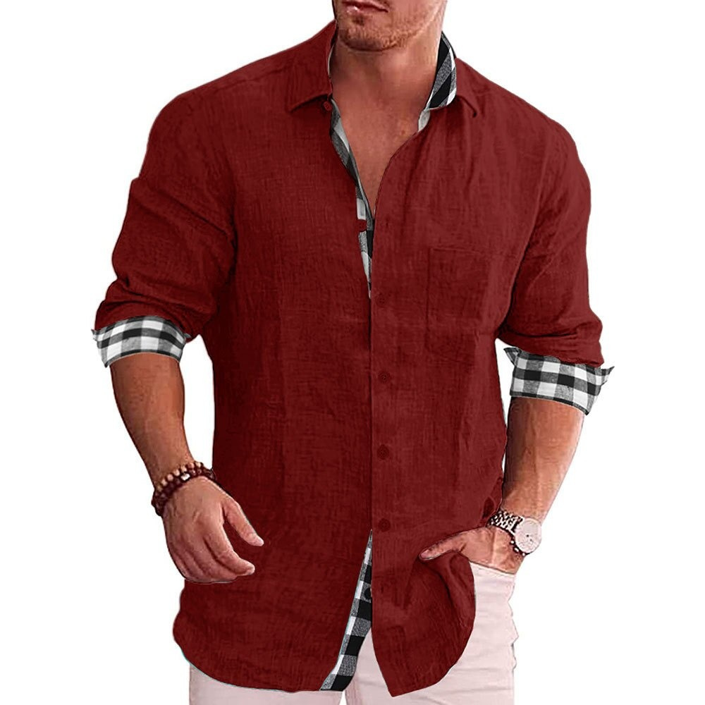 Darren | Chemise Décontractée Pour Hommes | Noir