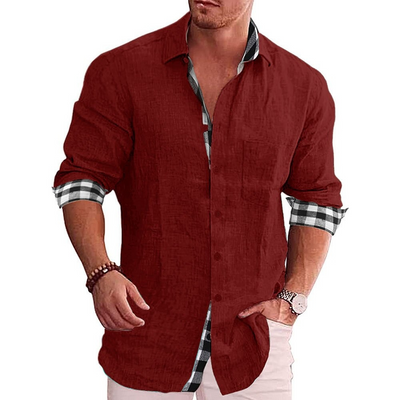 Darren | Chemise Décontractée Pour Hommes | Noir