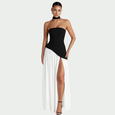 Tessa | Robe maxi élégante avec fente