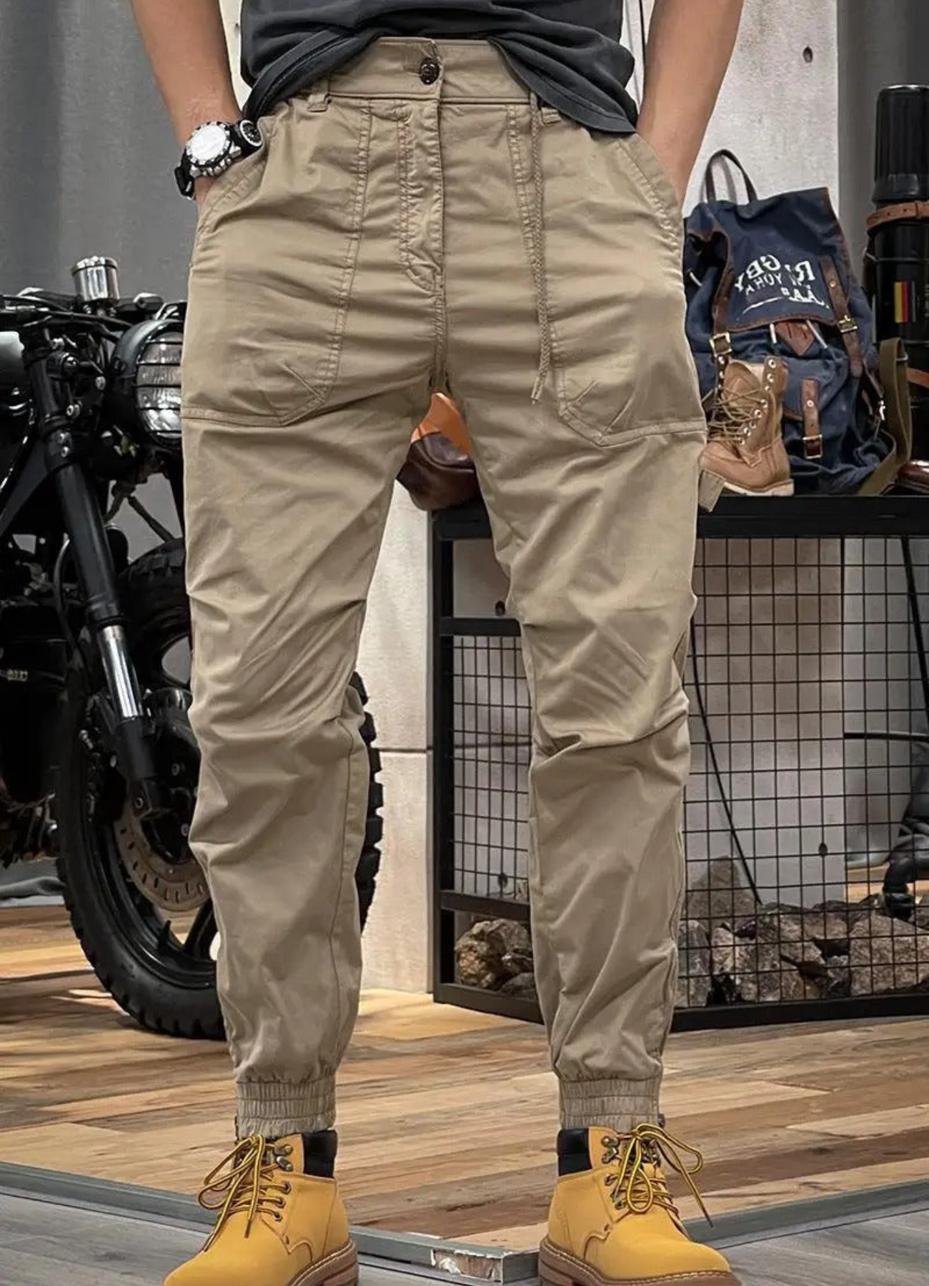 Patrick | Pantalon D'été Décontracté Pour Homme | Noir