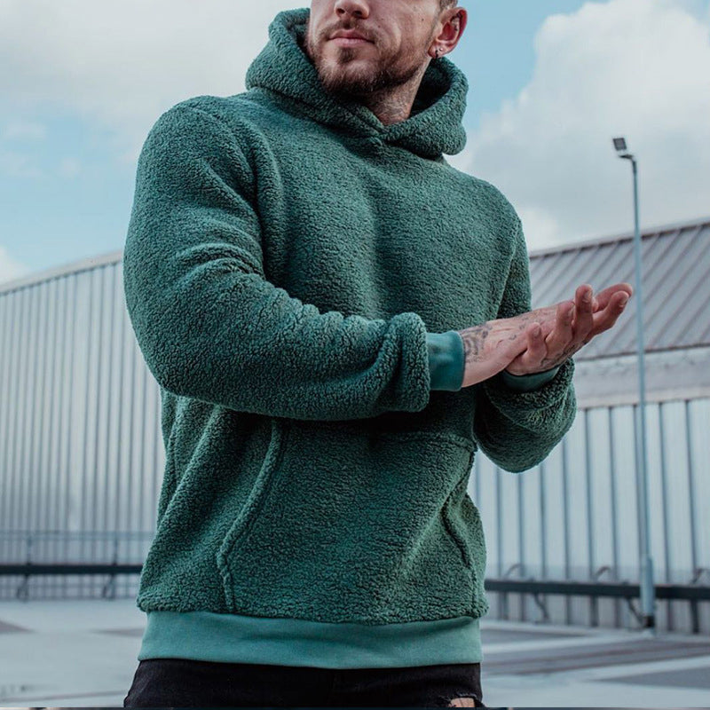 Sweat à Capuche en Peluche pour Hommes - Jonathan