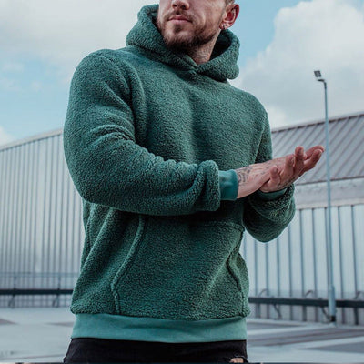 Sweat à Capuche en Peluche pour Hommes - Jonathan