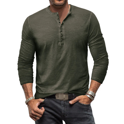 Brieuc | Chemise Basique Pour Hommes | Manches Longues