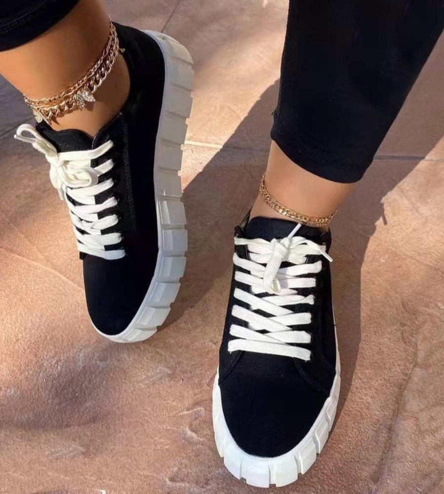 Arnie  | Chaussures à Lacets e Pour Femme | Plateforme