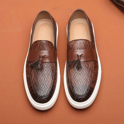 Wowee | Mocassins plates pour hommes | Orthopédique