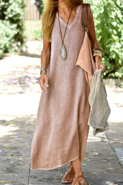 Demie | Robe Simple d'été  Pour Femme | longue