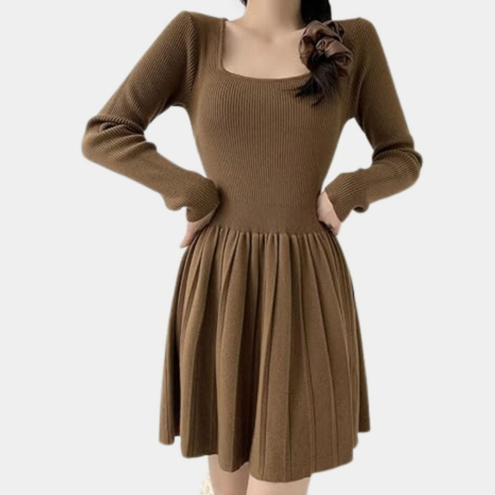 Lylia | Robe Longue Manche Pour Femme | Courte
