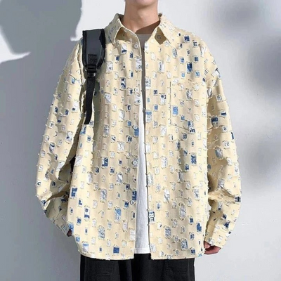 Axon | Chemise Décontractée Pour Hommes | Longue Manches