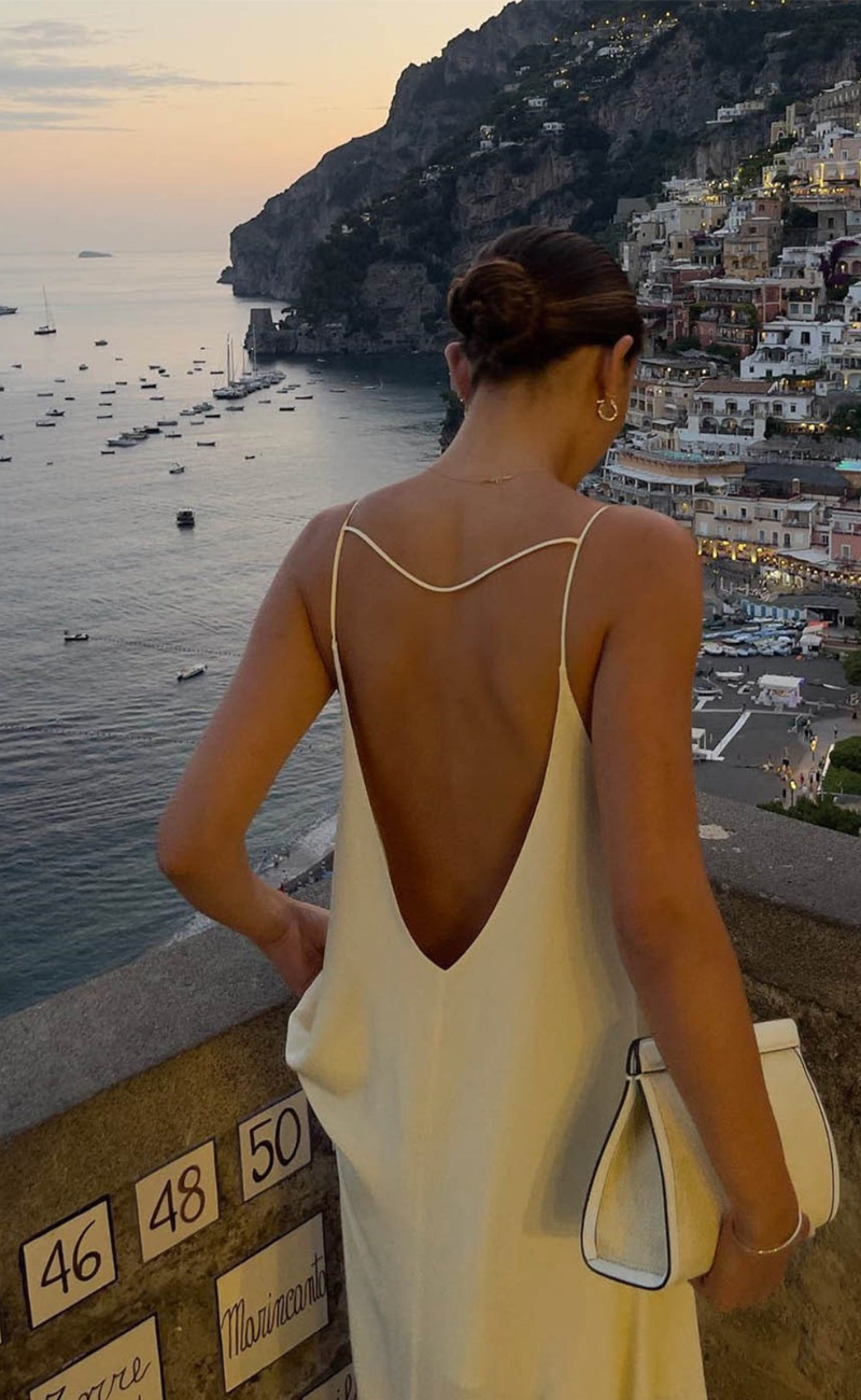 Beverline | Robe D été Dos nu Pour Femme | Longue
