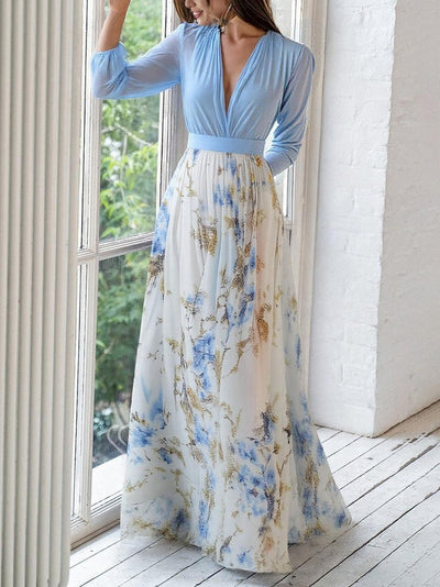 Tess™ Robe Longue à Motif Floral