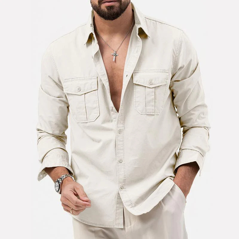 Calixte | Chemise Cargo Pour Hommes | Stylisé