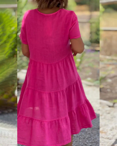 Virella™ Robe en coton et lin