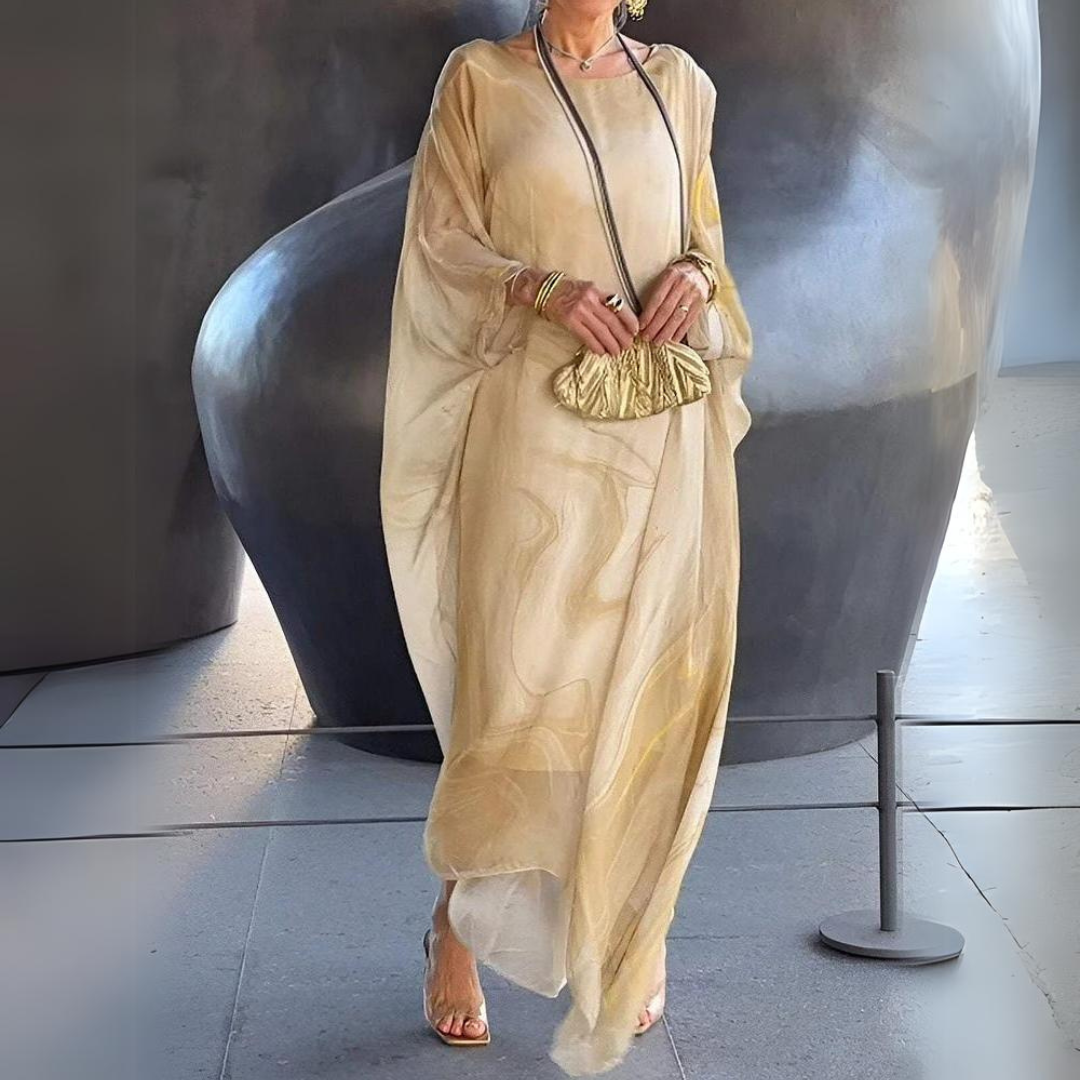 Camille - Robe élégante en mousseline de soie