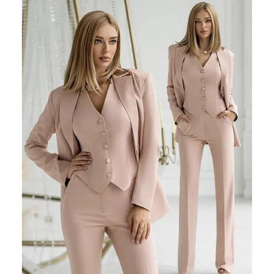 Tailleur "Sophie" (blazer+pantalon+gilet)