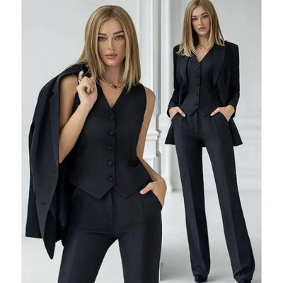 Tailleur "Sophie" (blazer+pantalon+gilet)