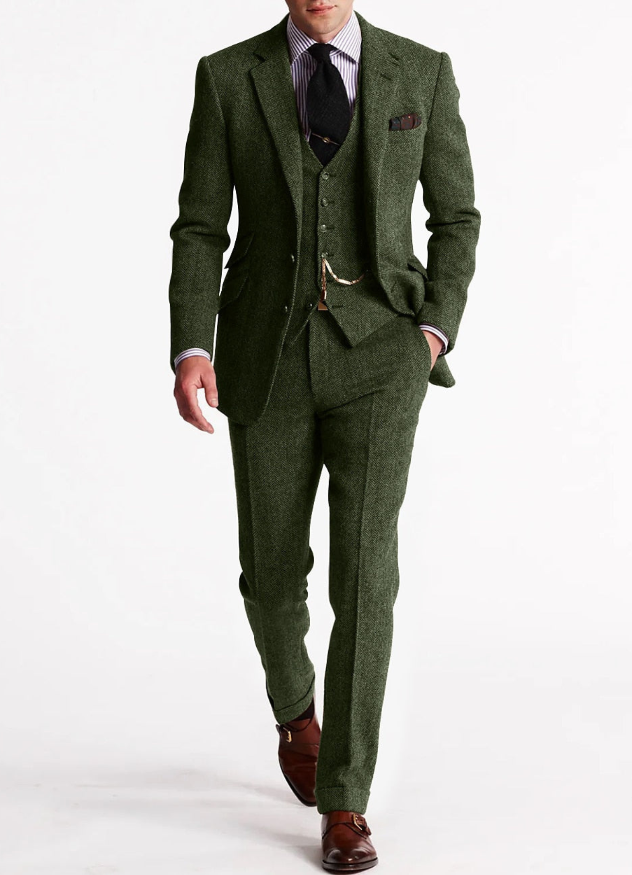 Trevor | Costume Trois Pièces à Pour Homme | Élégant