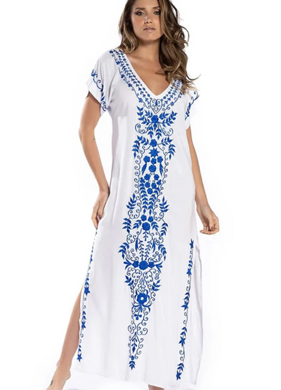 Tamsin | Robe De Plage Bohème Pour Femmes | Longue