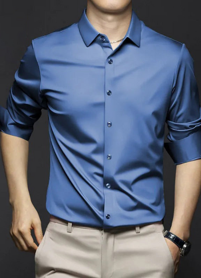 Tucker | Chemise Manche Longue Pour Hommes | Noir