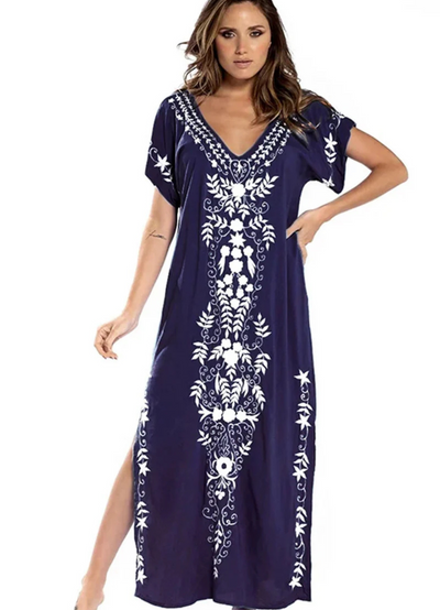 Tamsin | Robe De Plage Bohème Pour Femmes | Longue