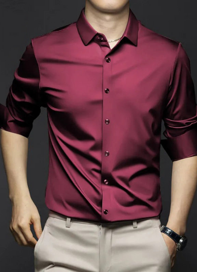 Tucker | Chemise Manche Longue Pour Hommes | Noir
