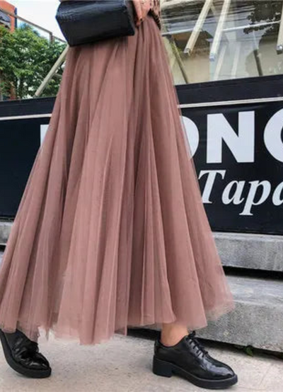 Jeena | Jupe Taille Haute Pour Femme | Longue