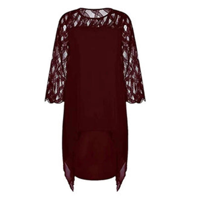 Robe à fleurs pour femmes de taille supérieure | Midi