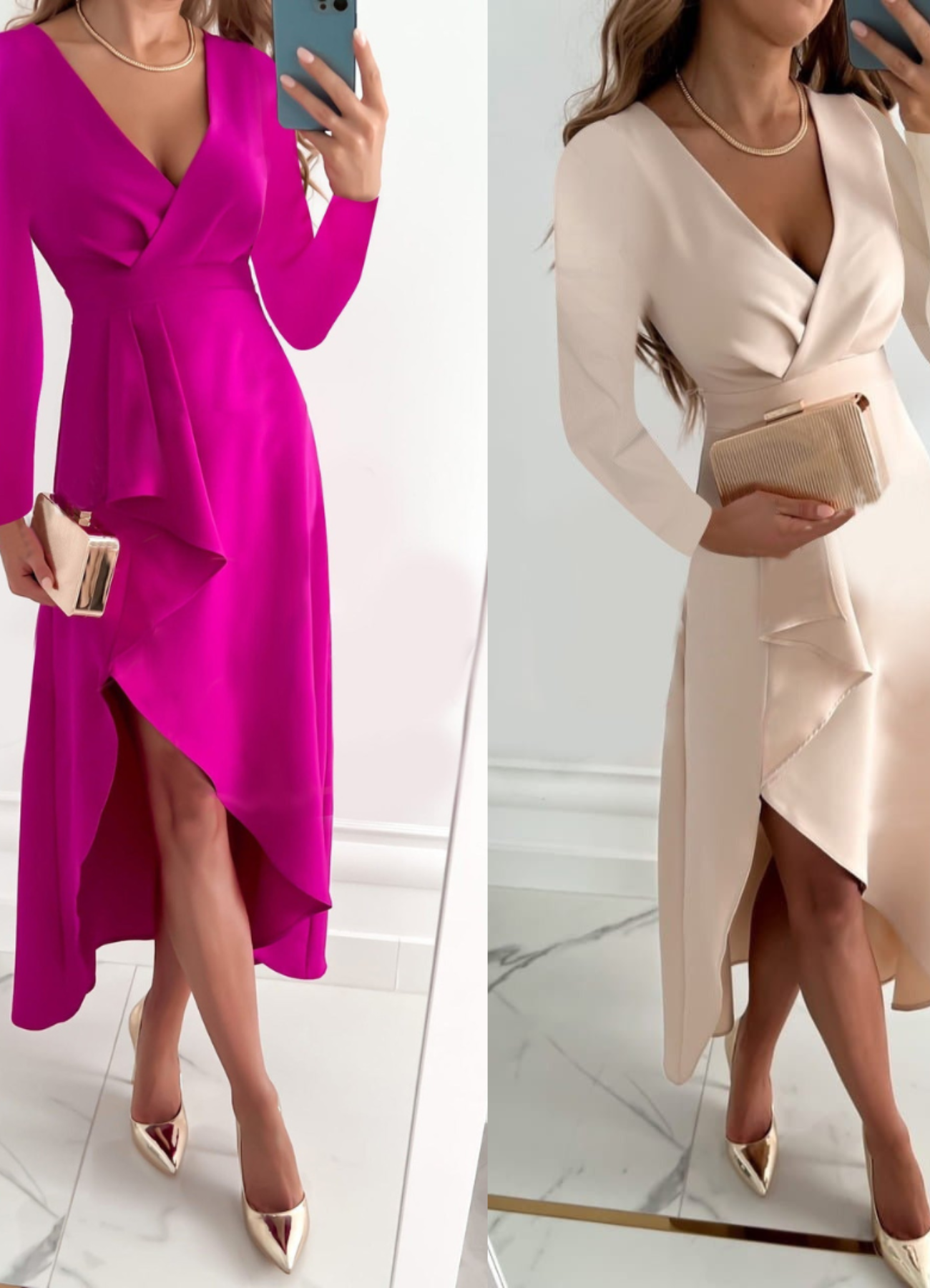 Amira | Robe D'invitée De Mariage Longue Pour Femme | Midi
