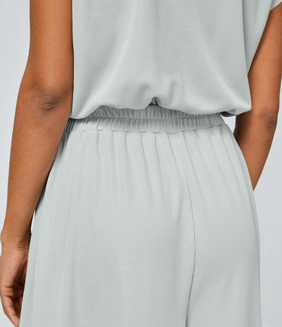 AtelierdeRocheParis™ | Louise | Combinaison tailleur à jambes larges