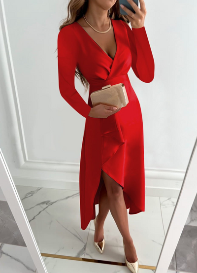 Amira | Robe D'invitée De Mariage Longue Pour Femme | Midi