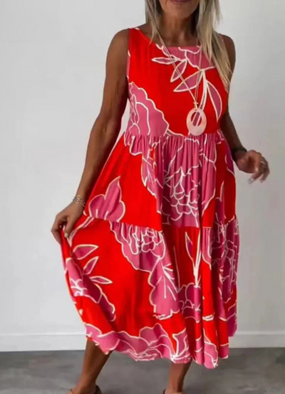 Elisya |  Robe D'été Décontractée Pour Femmes | Midi