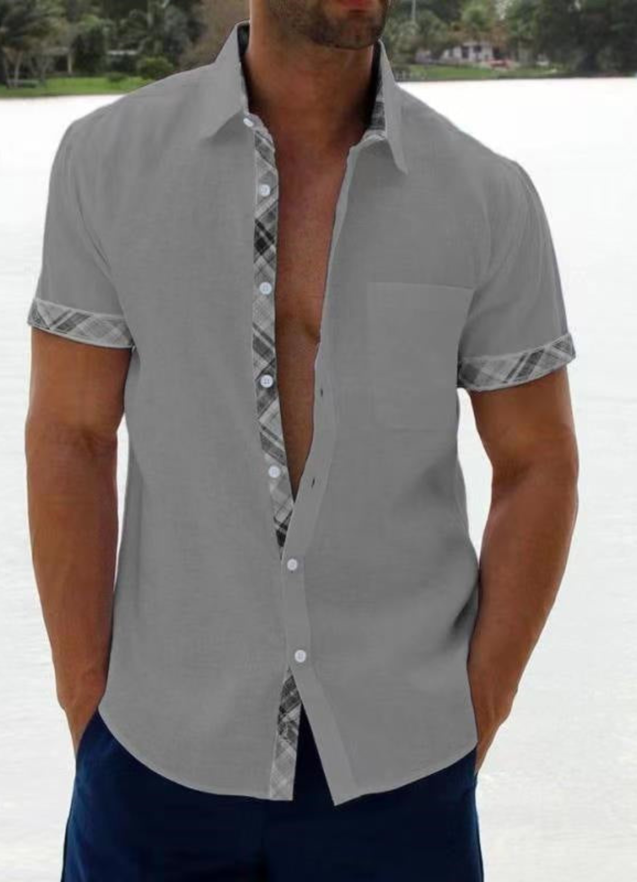 Onyx | Chemise Décontractée Pour Hommes | Noir