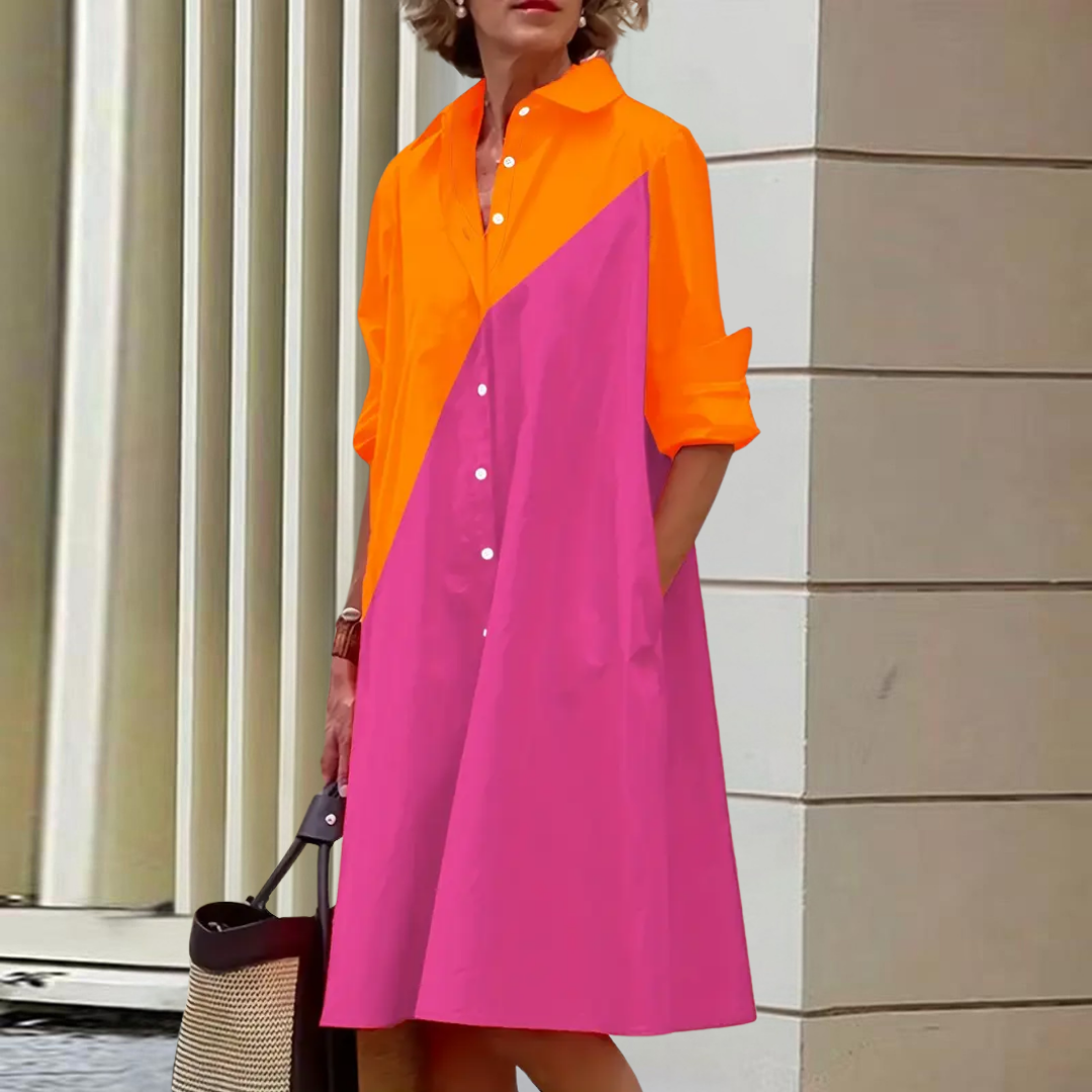 Gaëlle | Robe Chemise pour Femme | Midi