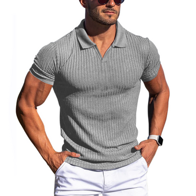 Jazzy | Chemise Manche Courte Pour Hommes | Noir