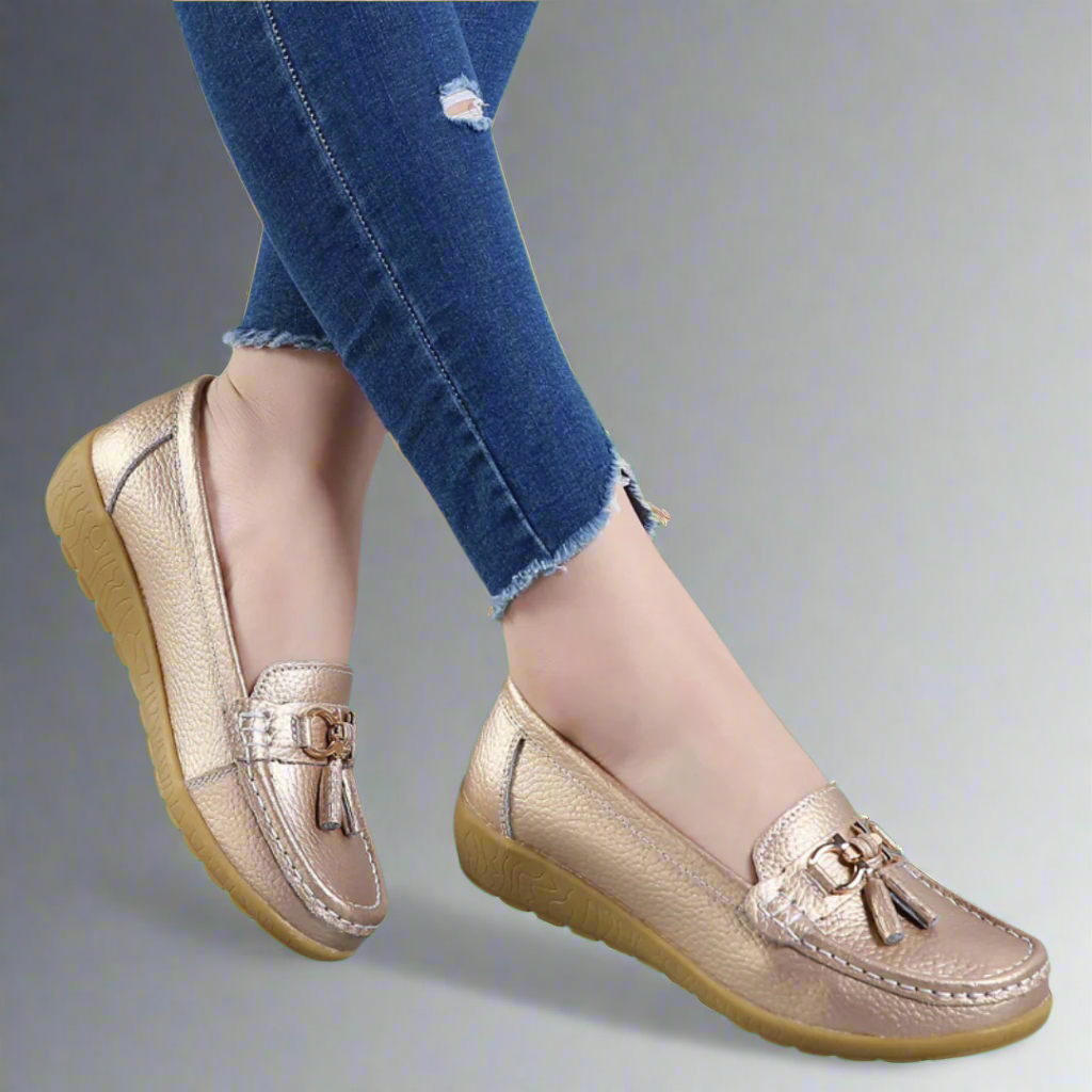 Adeltraut | Mocassins en cuir confortables faits à la main