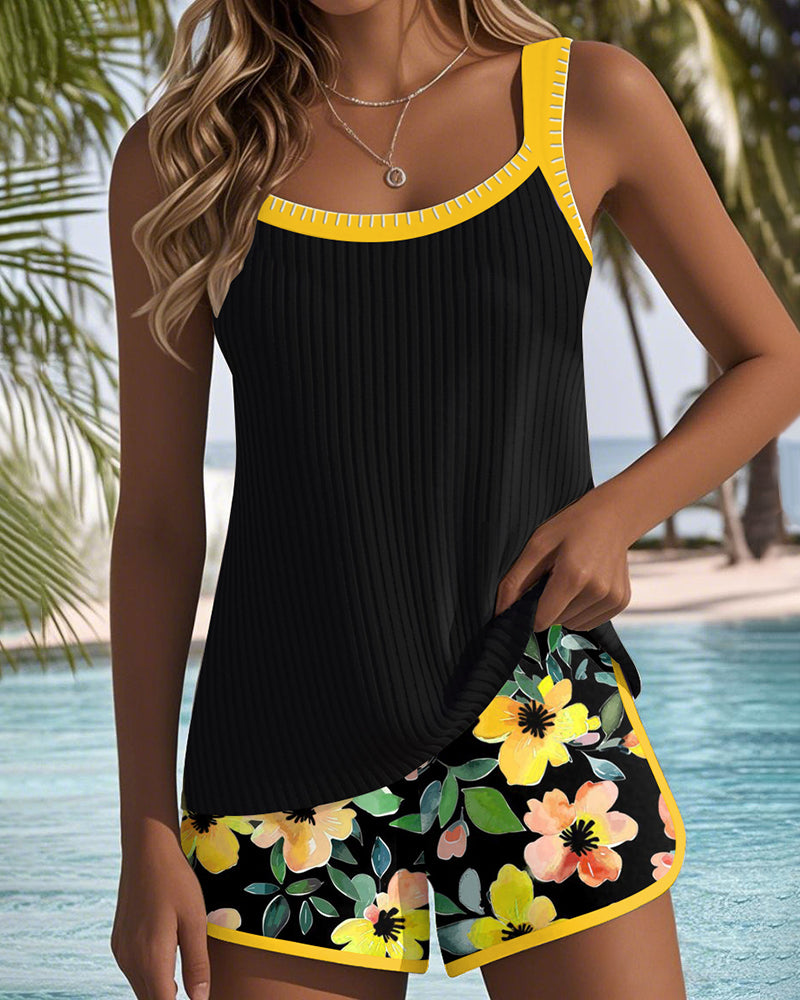 Tankini de Plage Deux Pièces
