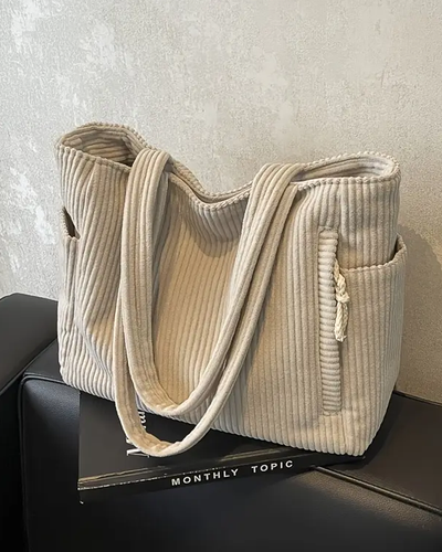 Tilda – Sac fourre-tout à rayures avec détail en cordon