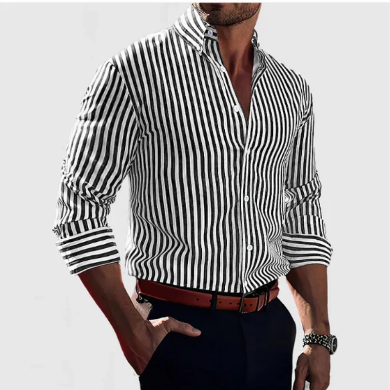 Mitchel | Chemise rayée pour Hommes | Chemise